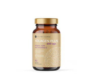Collagen plus Anti-Age Kapseln mit Collagen Zink und Vitamin C Nutri Clinic 90 Kapseln