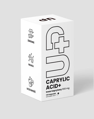 Suplement UP Caprylic acid+ dla wsparcia komfortu trawiennego i zdrowia jelit UP Health Pharma 120 kapsułek - 1